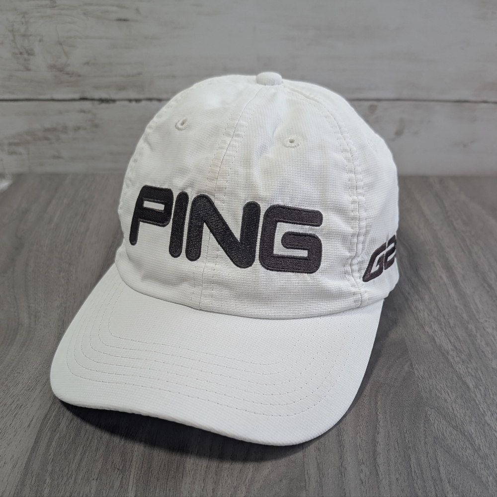 Ping Golf Hat Cap Mens One Size White Lightweight